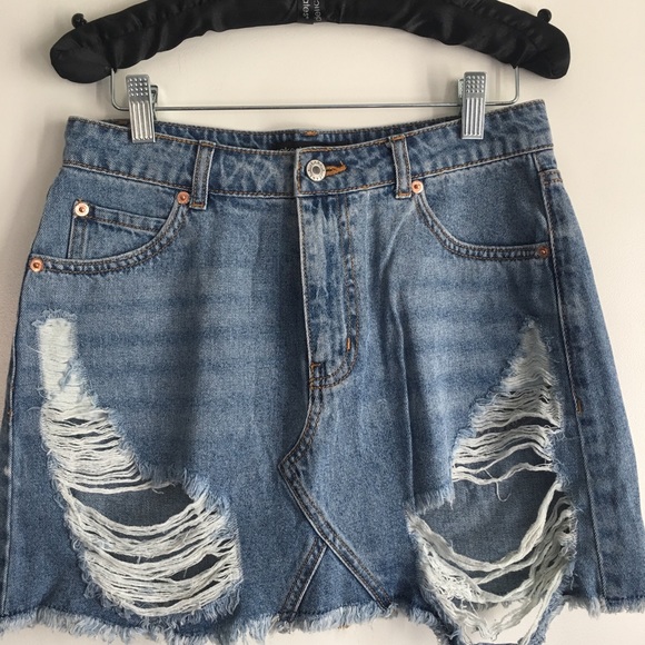 Naked Wardrobe Denim Skirt - Picture 2 of 3